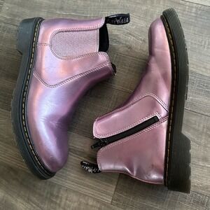 Dr. Martens Pink Ankle Boots
